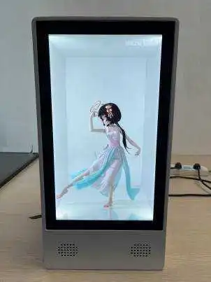 Kleine transparente 10,4-Zoll-LCD-Vitrine mit durchsichtigem Display 2