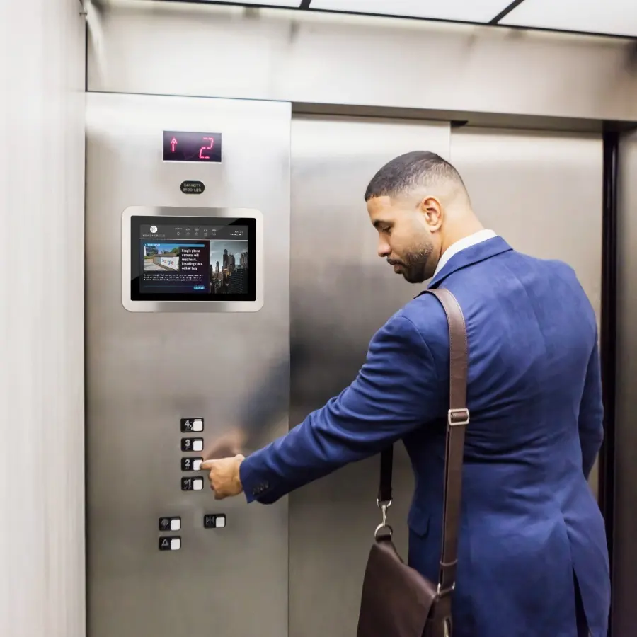 Elevator Advertising Screens by Clientop 2