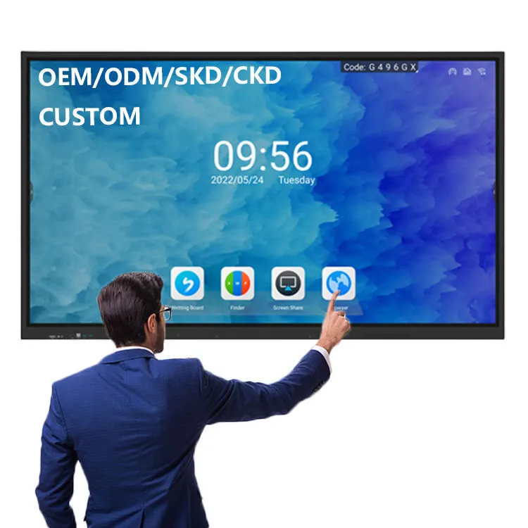 65 75 85 86 98 100 inch electronic interactive whiteboard smart digital board 1