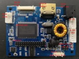 PCB800661V.9 плата контроллера ЖК-дисплея lvds Плата драйвера ЖК-дисплея HDMI 2