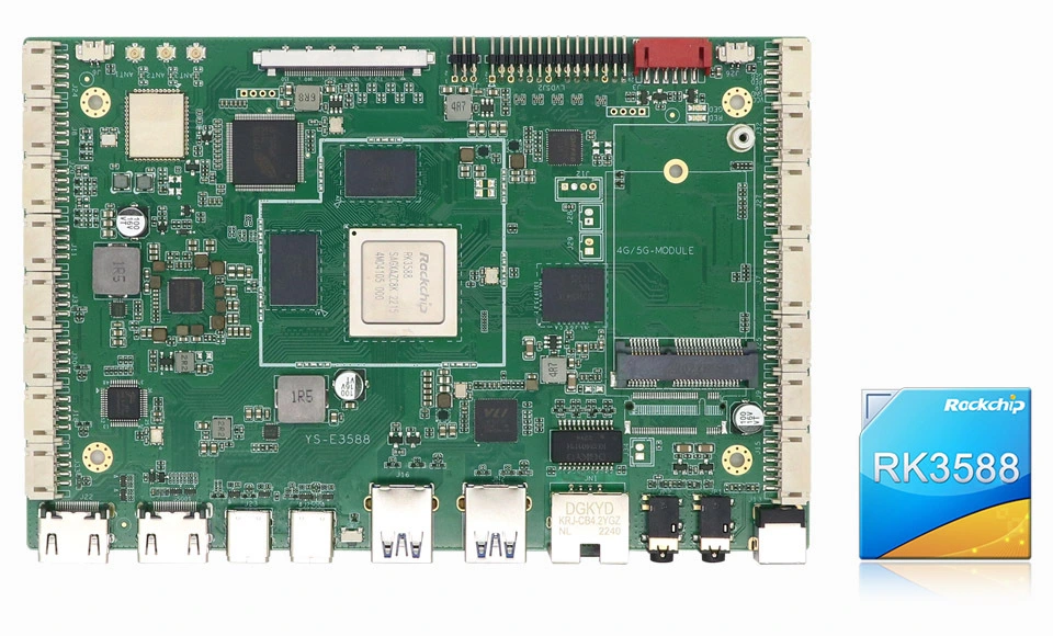 YS-E3588 4k android lvds control board for digital signage 4