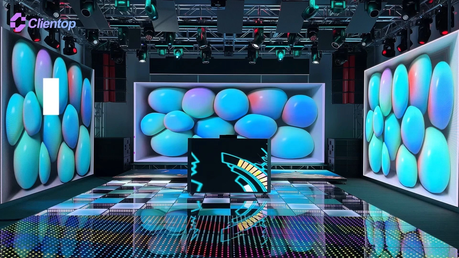 Nueva pantalla LED para cabina de DJ, ideal para discotecas, bares y música electrónica. 1