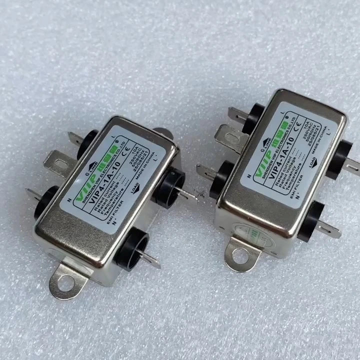VIIP Low-Pass EMI Filter 110v 220v Single Phase RFI Filter For Cooling Conditioner Equipment 1
