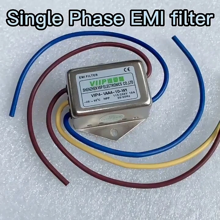 VIIP Single-Phase EMI Suppression Filter – Small Size, Low-Pass Design 1