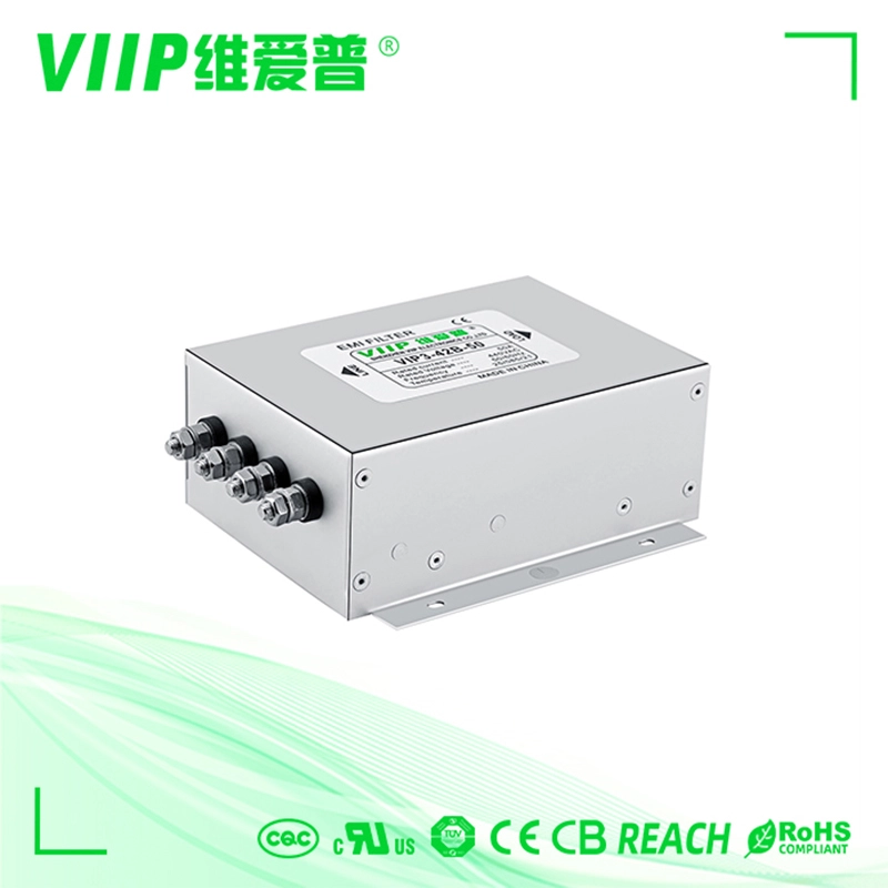 VIIP 400A Three Phase EMI Filter Four Line RFI Suppression Filters 1