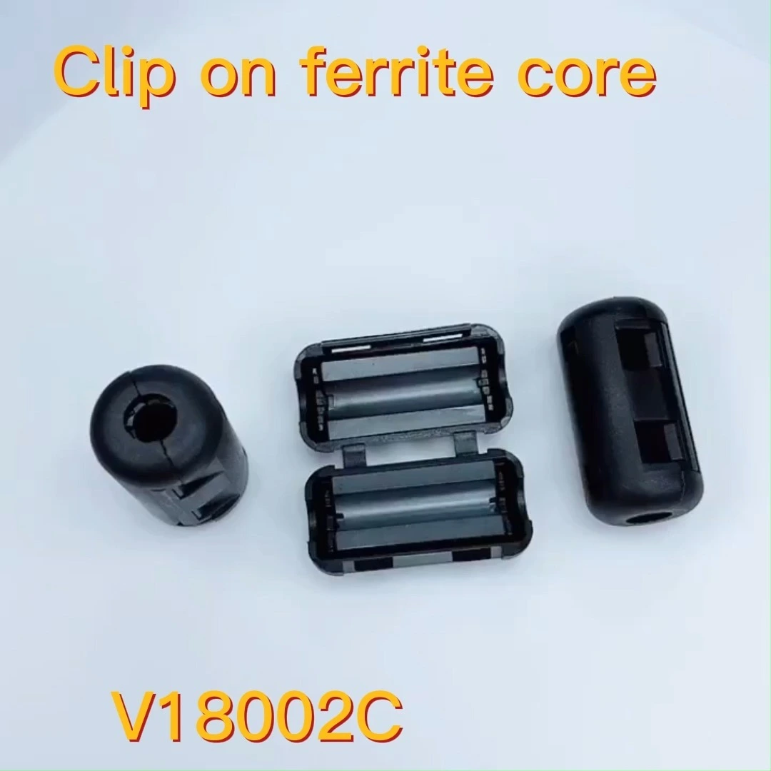 VIIP Free Samples Low Loss Nizn Power Cable Filter Soft Clip-On Ferrite Core EMF Clamp Cylindrical Industrial Ferrite Beads Chips1 1