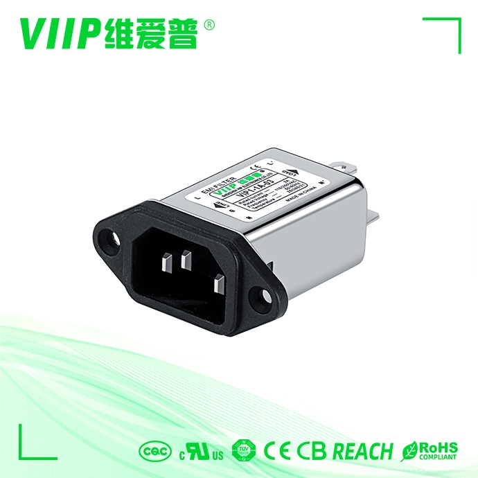 VIIP Inlet socket filter Metal and Plastic EMC EMI Filter for Automotive Applications 1
