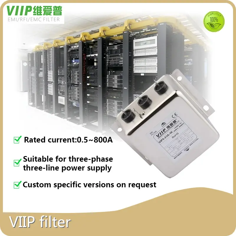 VIIP Filter 3 Phase Power Line Filter with Custom Services 1