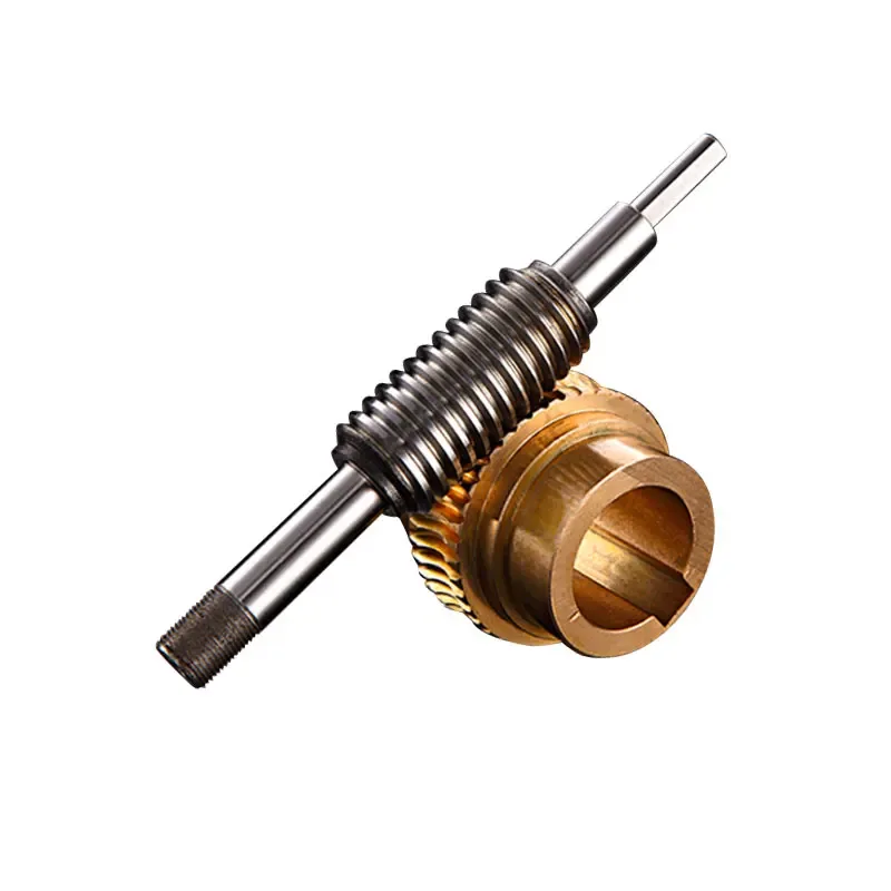 High Precision Steel Metal Brass Part Gear Bronzed Worm Gear For Cutting Grass Machine 1