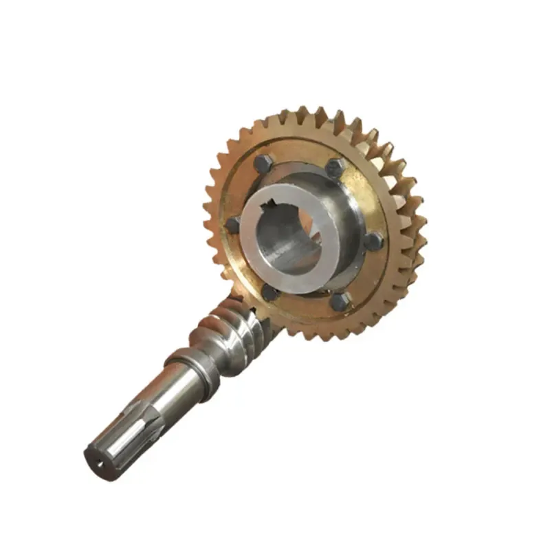 Oem M0.2 Brass For Brass 3mm Drive Gear Inline Bronze Gears Micro Worm Gear 1