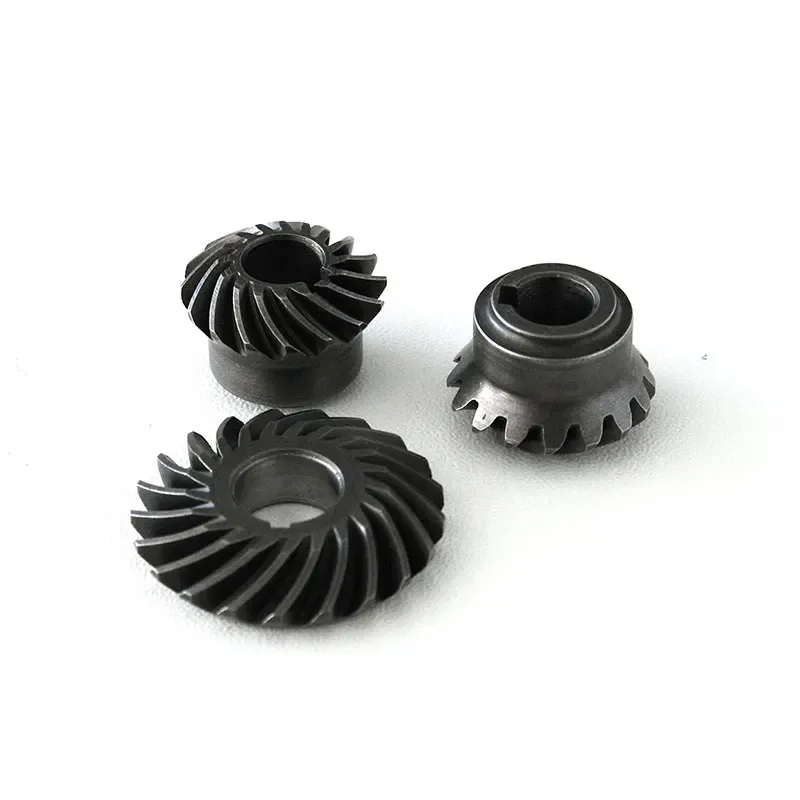 Espiral pequena de bronze da engrenagem de dente reto plástica do metal do eixo da engrenagem do pinhão de aço inoxidável feito sob encomenda 1