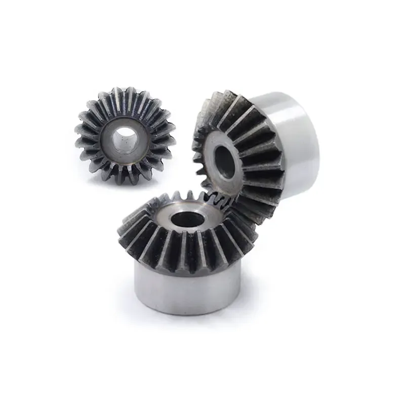 Micro Differential Fabricated Straight Spiral 90 Degree 2mm 18x18 Bore Bevel Gear 1