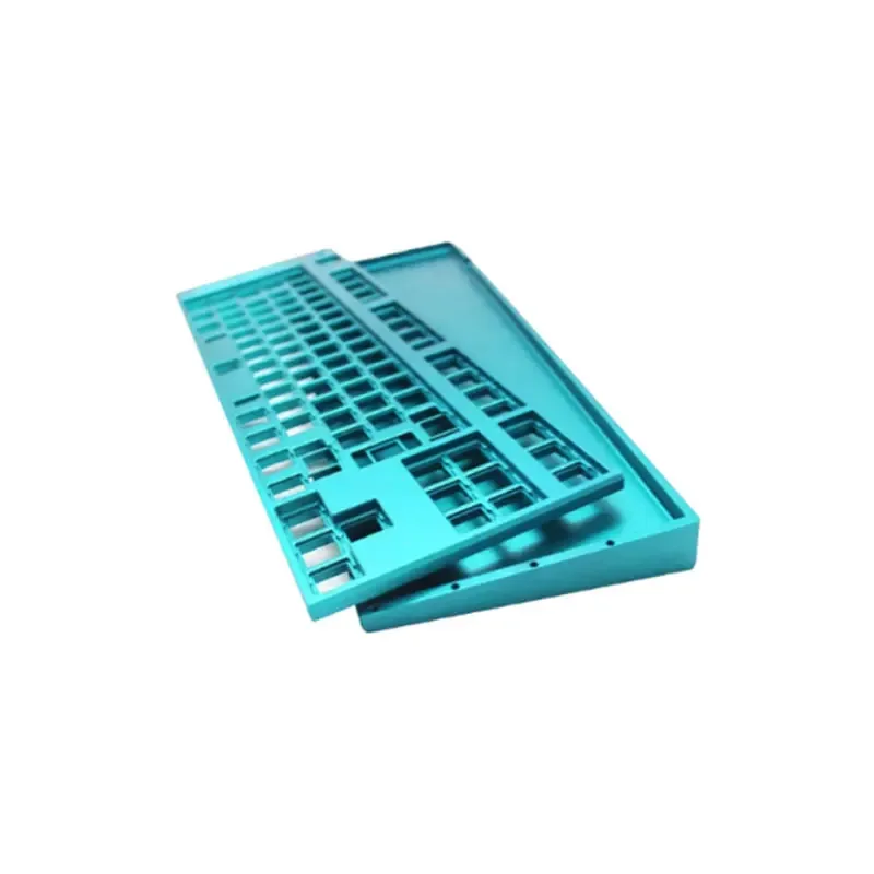 Oem Hot Sale Black Metal Anodized Aluminium 6061 6063 Custom Cnc 80% 87 Tkl Mechanical Keyboard Case 1