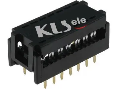 KLS1-205X Pitch 2.54x7.62mm Dip Plug IDC Wire Connector 1
