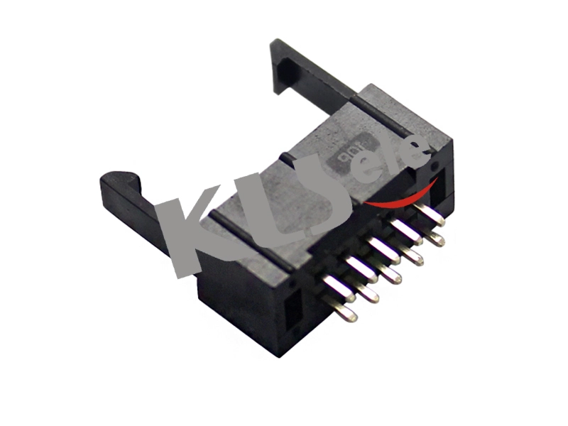 KLS1-202E 2.54mm Pitch Box Header Connector With Latch 1