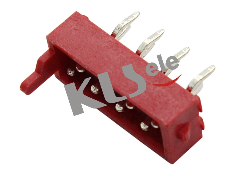 KLS1-204M 2.54mm Micro Match Connector Male DIP 180 Type 1