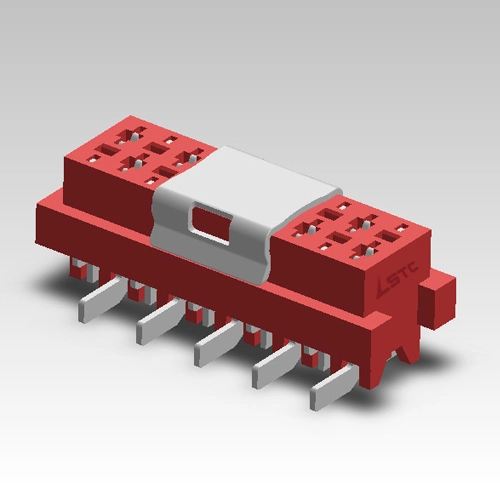 KLS1-204G 2.54mm Micro Match Connector Female SMT Type 1