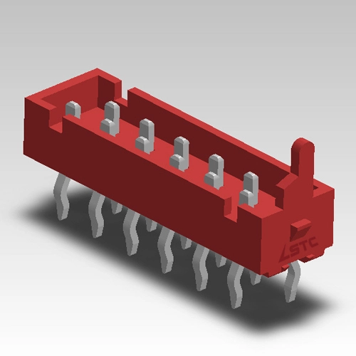 KLS1-204MA 2.54mm Micro Match Connector Male DIP 180 Type 1