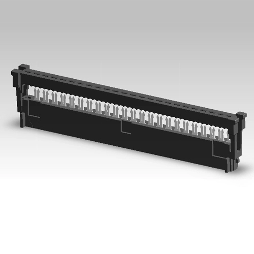 KLS1-204SC Single Row 2.54mm IDC Calble Connector 1