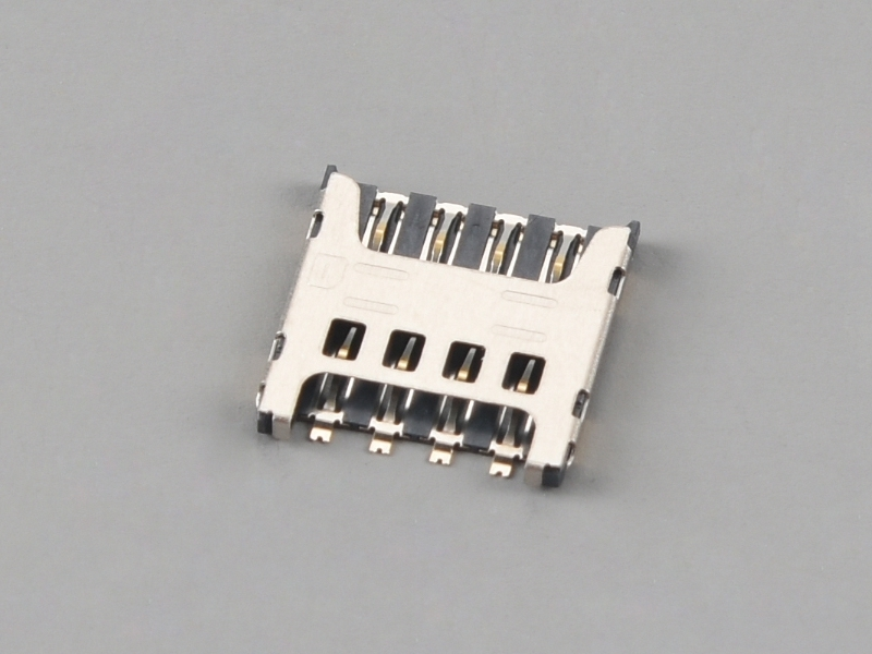 KLS1-SIM-091 1.27mm Pitch 8 Pin H1.5mm Micro SIM Card Connector 1