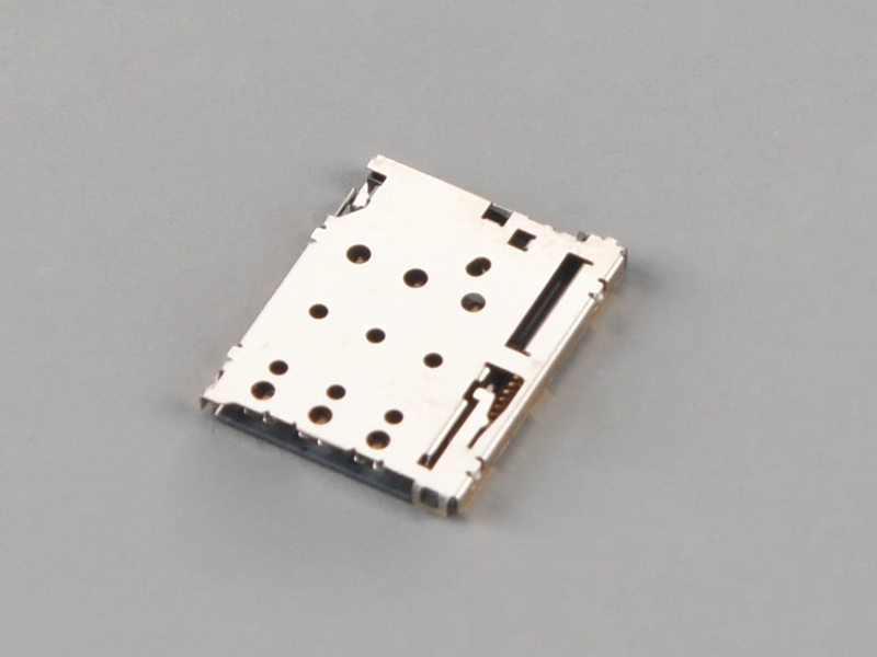 KLS1-SIM-103 6 Pin H1.25mm With CD pin Nano SIM Card Connector 1