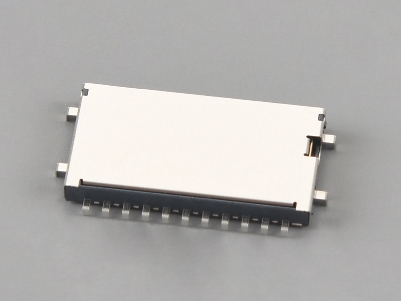 KLS1-SD-003 H2.2mm With CD Pin Right Angle SD Card Connector 1