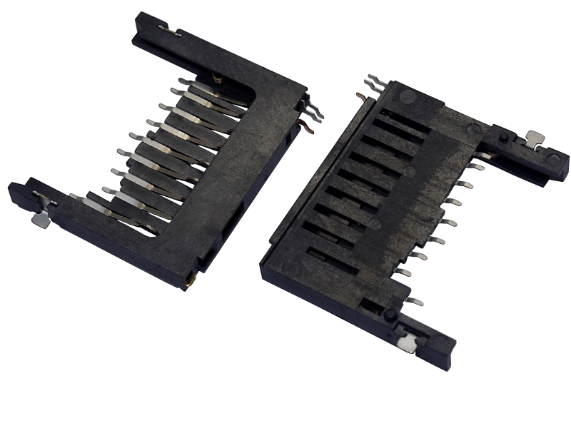 KLS1-TF-005-09P PUSH-PULL H3.4mm With CD Pin SD Card Connector 1