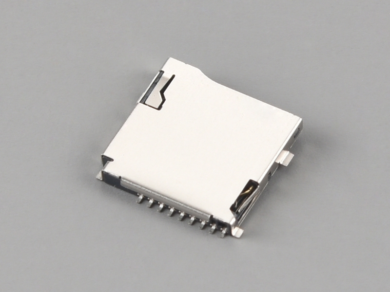 KLS1-TF-003 Push-Push H1.85mm With CD Pin Micro SD Card Connector 1