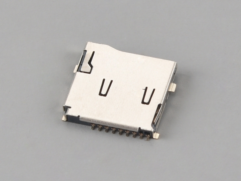 KLS1-TF-003C Push-Push H1.85mm With CD Pin Micro SD Card Connector 1