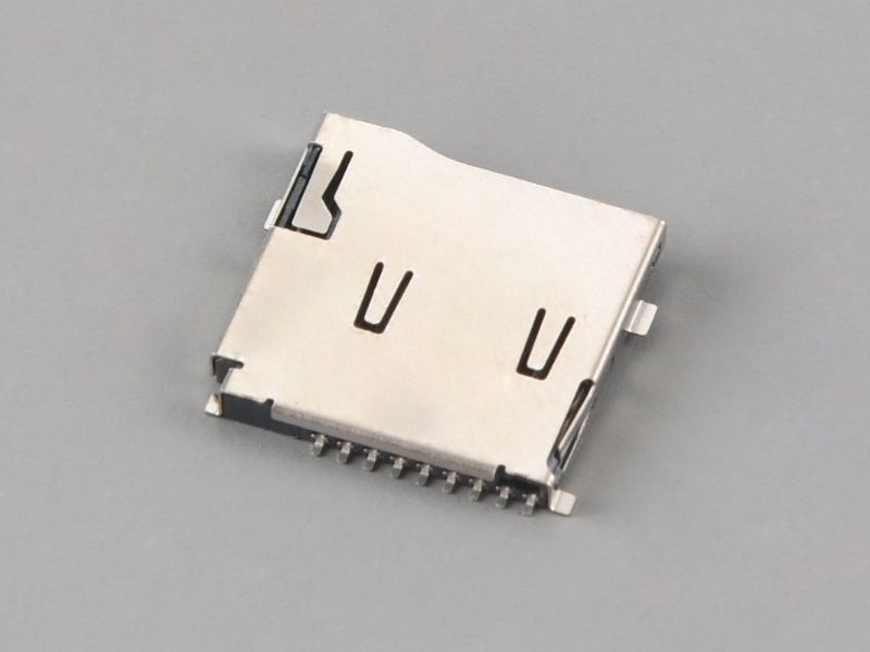 KLS1-TF-003D Push-Push H1.85mm With CD Pin Micro SD Card Connector 1