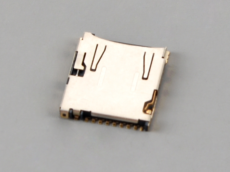KLS1-SD114 Push-Push H1.68mm With CD Pin Micro SD Card Connector 1