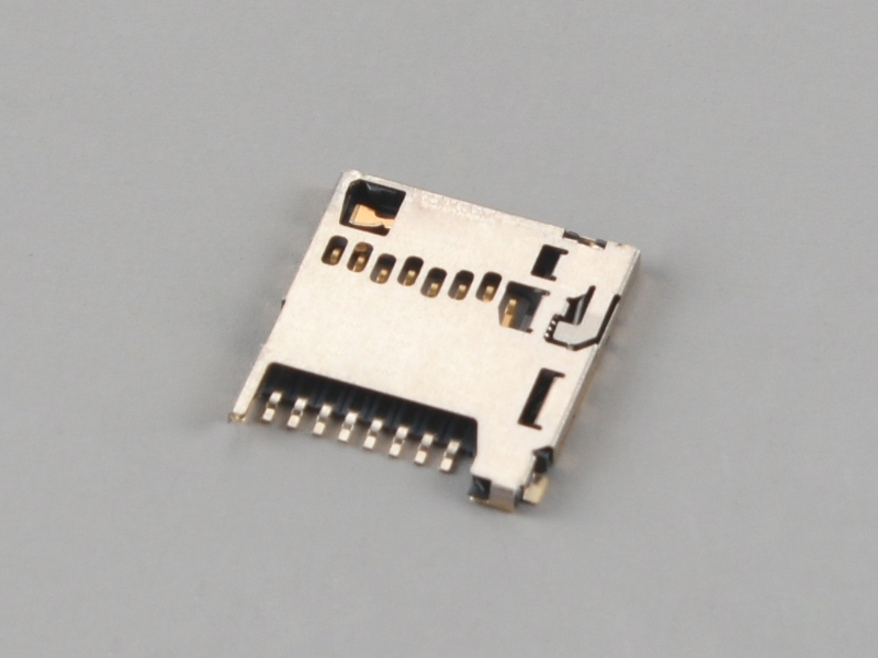 KLS1-SD113 Push-Push H1.28mm With CD Pin Micro SD Card Connector 1