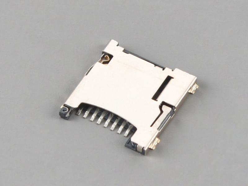 KLS1-TF-016 Push-Push H1.4mm With CD Pin Micro SD Card Connector 1