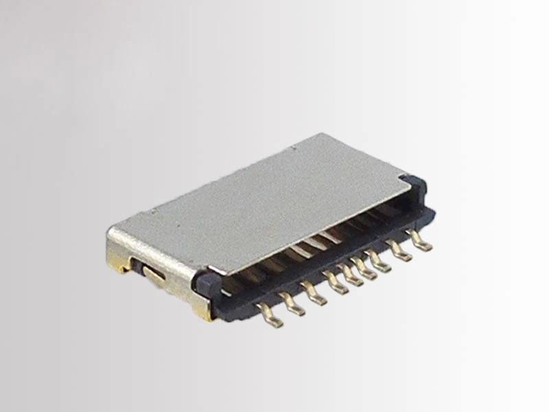 KLS1-TF-019 Push-Pull H1.5mm With CD Pin Micro SD Card Connector 1