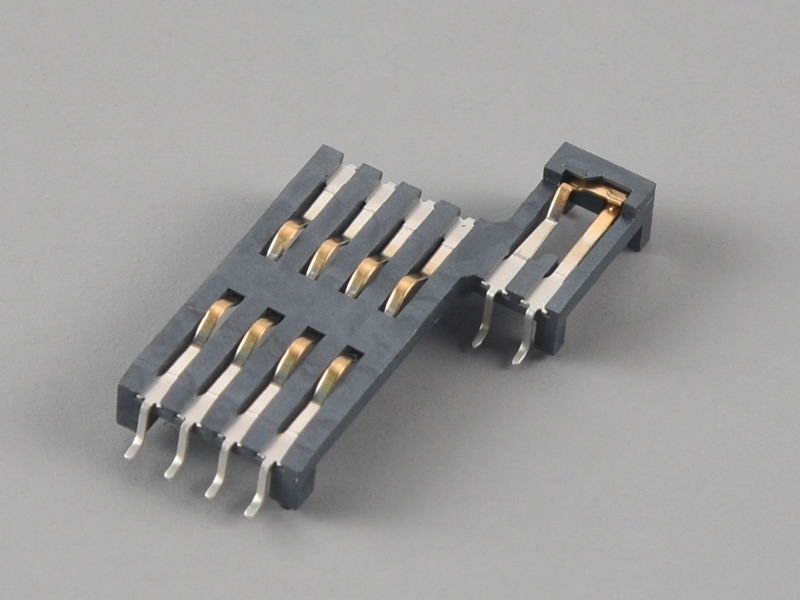 KLS1-SIM-045 SMD 8 Pin with CD Pin Smart Card Connector 1