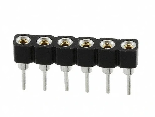 KLS1-209C 1.778mm Pitch SIP IC Swiss Socket Connector 1