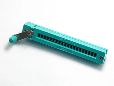 KLS1-108F 2.54mm Pitch ZIF Socket Connector In-Line Type 1