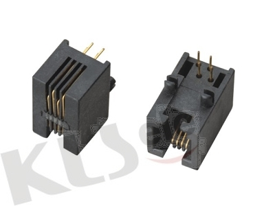 KLS12-135-4P PCB Modular Jack RJ9/RJ10/RJ22(53SERIES) 1