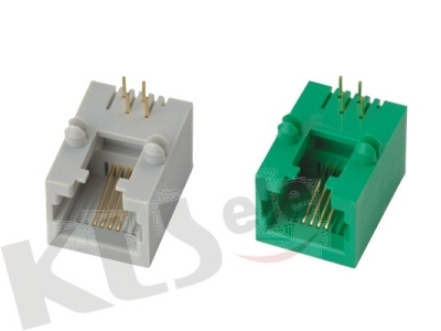 KLS12-310-6P PCB Modular Jack RJ11/RJ12/RJ14/RJ25(53SERIES) KLS12-310-6P 1