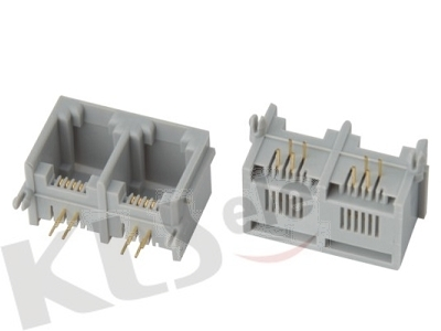 KLS12-127-6P Modular Jack RJ11/RJ12/RJ14/RJ25 (55SERIES) 1