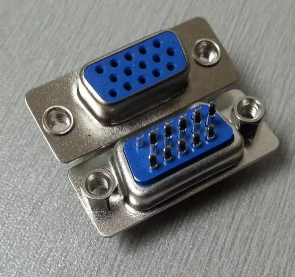 KLS1-214A & KLS1-214D HDB Simple 3 Row Solder Type  D-Sub Connector 15 26 44 62 pin male female 1