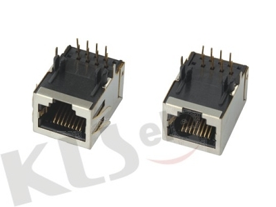 KLS12-117-10P PCB Modular Jack Shield RJ50 (56SERIES) 1