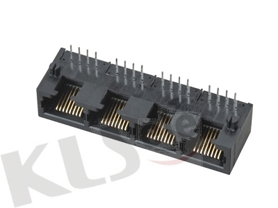 KLS12-312-10P-1X4 PCB Modular Jack RJ50 (56SERIES) 1