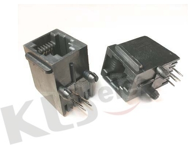 KLS12-143-4P Modular Jack RJ9/RJ10/RJ22 (57SERIES) 1