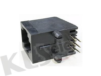 KLS12-144-6P Modular Jack RJ11/RJ12/RJ14/RJ25 (57SERIES) 1