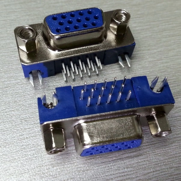 KLS1-415 HDR 3 Row PCB Right Angle 3.08mm Type D-Sub Connector 15 pin female 1