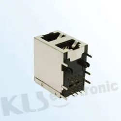 KLS12-101 Dual Modular Jack Shield RJ45 (59 SERIES) 1