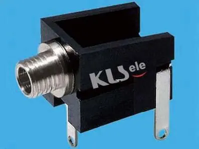 KLS1-TG2.5-004A  2.5mm Mono Audio Jack For Panel Mount 1
