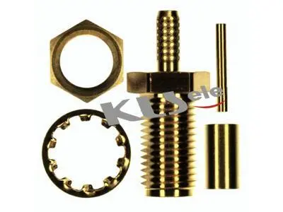 KLS1-SMA008 Panel Mount SMA Connector (Jack,Female,50Ω) 1