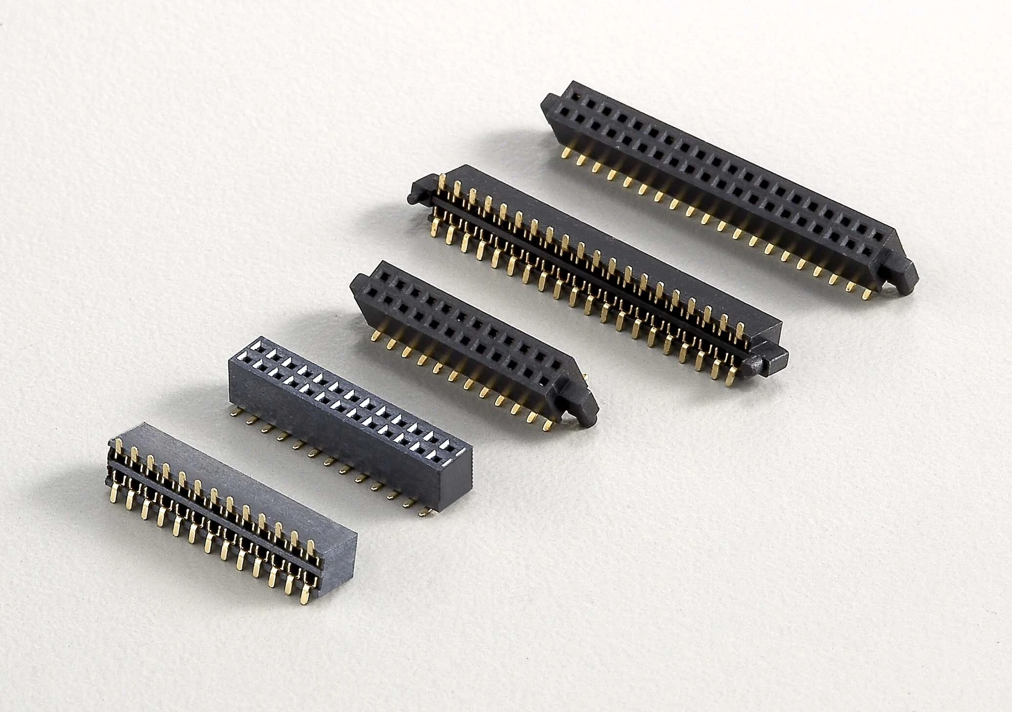 KLS1-208C 1.27x1.27mm Pitch Female Header Connector,Height: 2.1mm , 3.4mm,  4.4mm 1